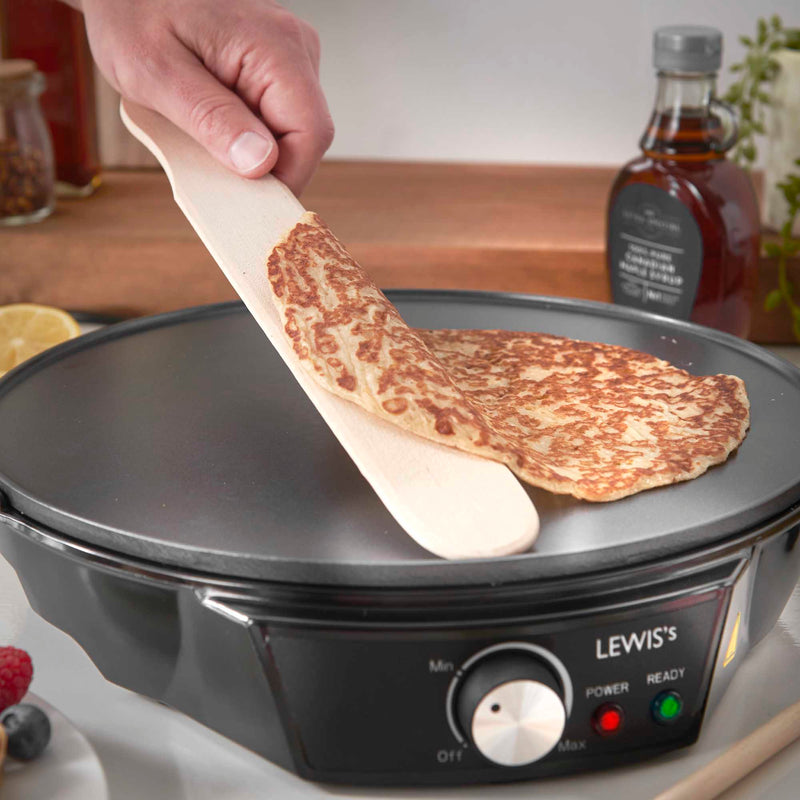 LEWIS'S 1200W Electric Pancake & Crepe Maker
