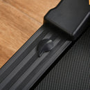 Folding Treadmill Electric Motorised Running Machine 12 Preset Programs w/ LED Screen Drink Holder & Phone Holder Perfect for Home Gym Indoor Fitness Black Display