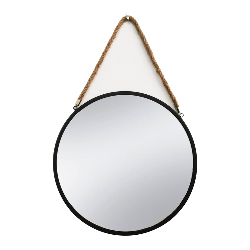 Lewis's Hanging Iron Mirror 40cm