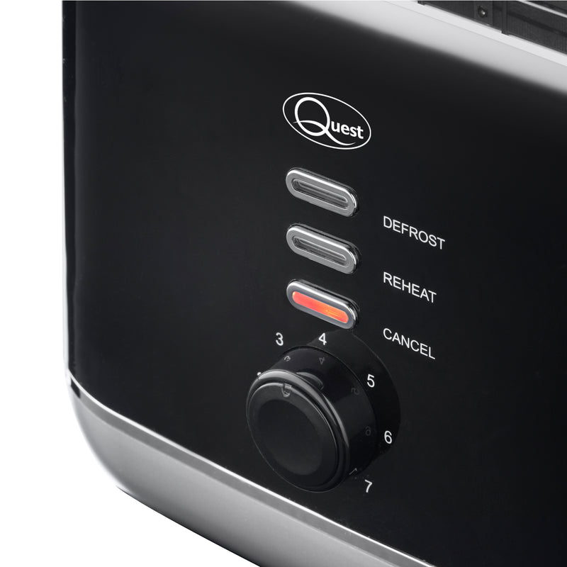 Black and silver toaster sale
