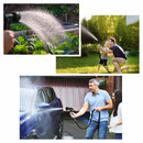 Silver & Stone Garden Expanding Hose 30m with Spray Gun and Fittings