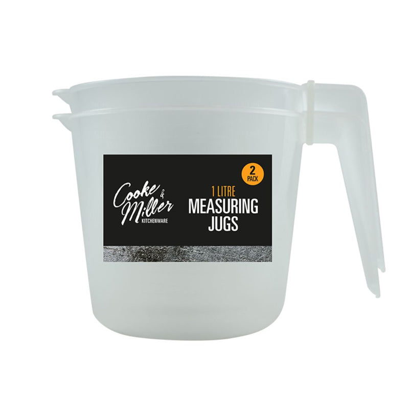 Cooker & Miller Measuring Jugs 2pk 1L