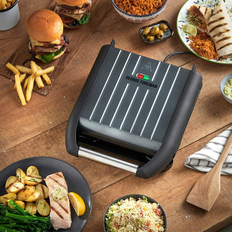 George Foreman Small Steel Grill