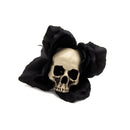 Halloween Rose with Black Skull
