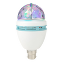 Global Gizmos 1.5W Multi Coloured LED Bayonet Rotating Disco Party Light Bulb