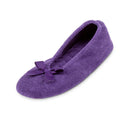 Totes Terry Ballet Womens Slippers - Purple