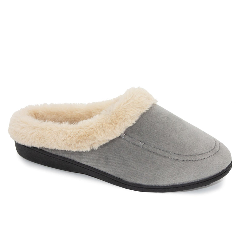 Sleep Boutique Womens Dianna Mule Slippers - Grey