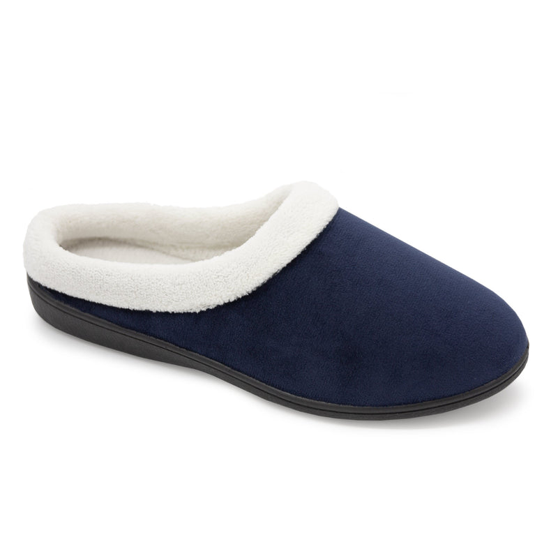 Sleep Boutique Womens Shelly Mule Slippers - Navy