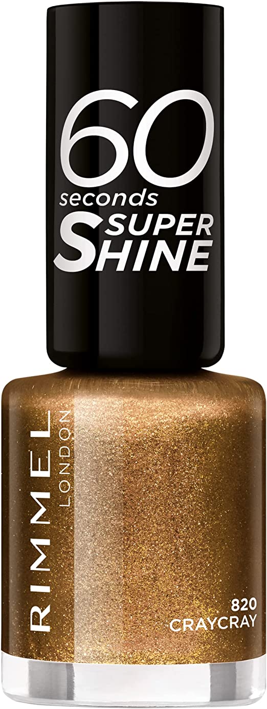 Rimmel London 60 Seconds Super Shine Nail Polish - 820 Craycray 8ml