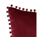 Pom Pom Cushion 45 x 45cm - Red