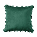 Pom Pom Cushion 45 x 45cm - Emerald