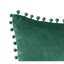 Pom Pom Cushion 45 x 45cm - Emerald