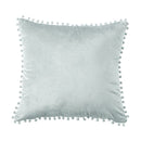 Pom Pom Cushion 45 x 45cm - Duck Egg