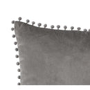 Pom Pom Cushion 45 x 45cm - Silver