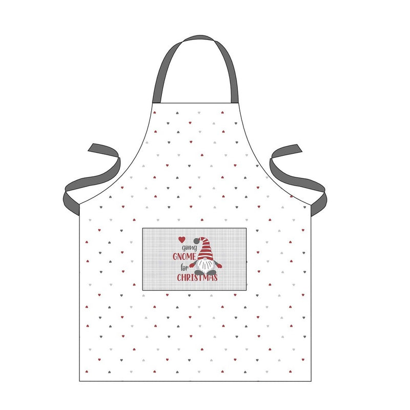 Christmas Country Club Novelty Design Apron - Skandi Gonk Going Gnome For Christmas