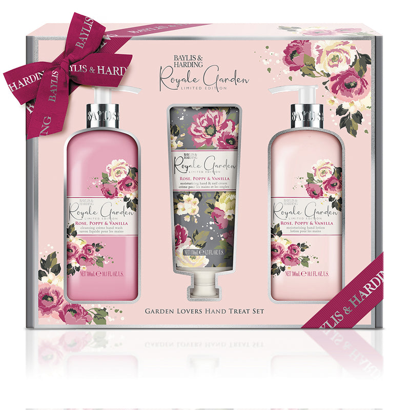 Baylis & Harding Royale Garden Garden Lovers Hand Treat Set - Rose, Poppy & Vanilla