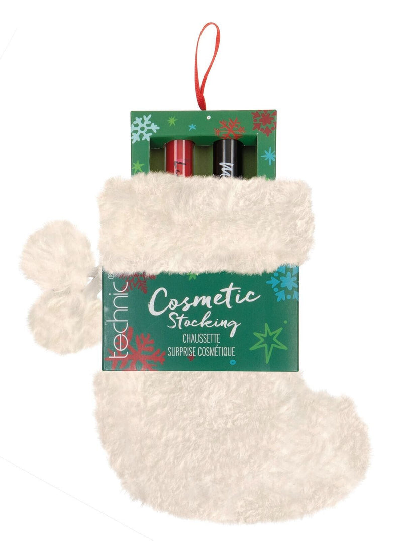 Technic White Stocking & Lip Gloss 2pcs Gift Set