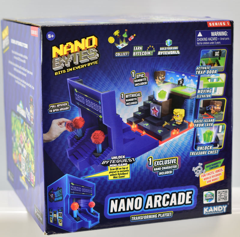 Nanobytes Nano Arcade Transforming Playset