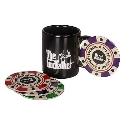 The Godfather Mugs And 4 Casino Coaster Set