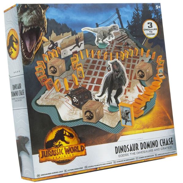 Jurassic World Dinosaur Domino Chase