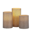 Diamante Candles LED Set of 3