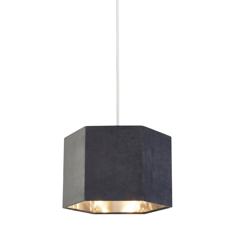 Easifit Light Shade Hexagonal Soft Velvet in Grey