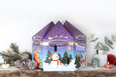 Advent Blue Christmas Candle Advent Calendar - 17 Tealights and 6 Votives