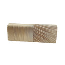 Satin Ruched Occasion Bag Gold