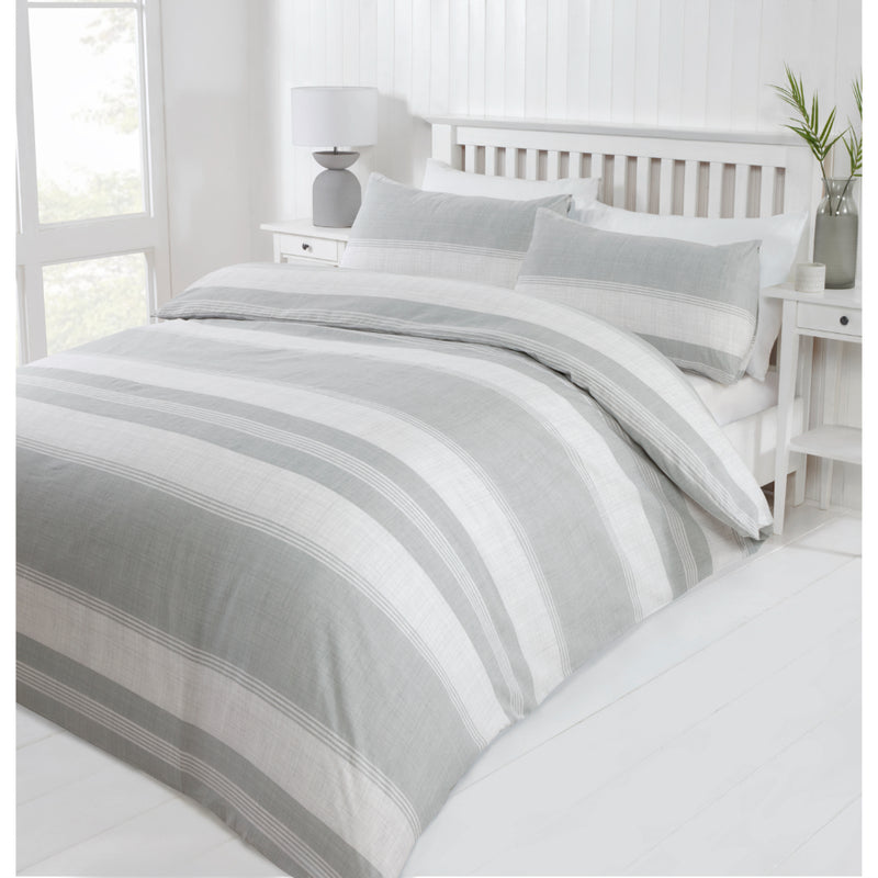 Lewis's Harbour Duvet Set - Grey