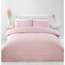 Lewis's Deco Duvet Set - Pink