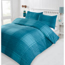 Lewis's Acton Duvet Set - Teal