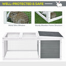 Pawhut Easy Access Rabbit Hutch