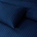Opus Leaf Pinsonic   Duvet Set - Navy