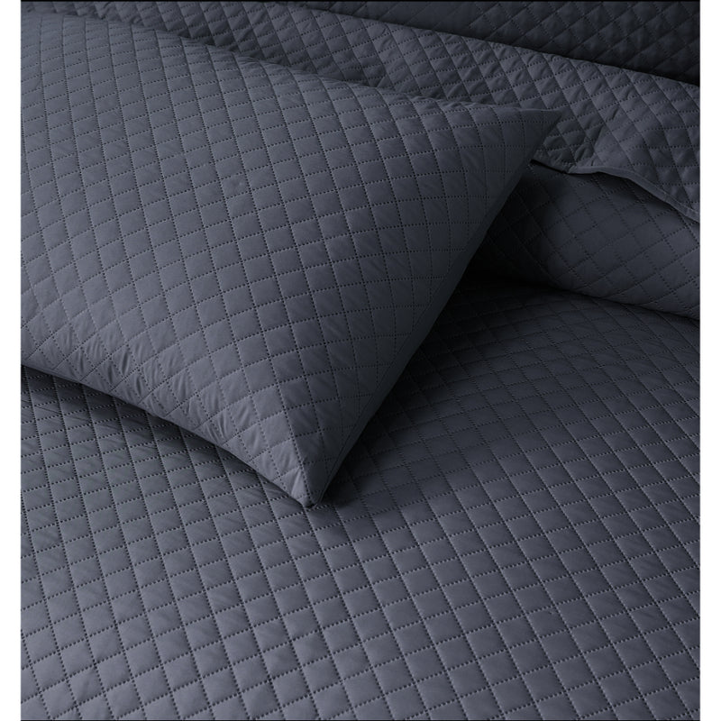 Opus Diamond Pinsonic Duvet Set  - Grey