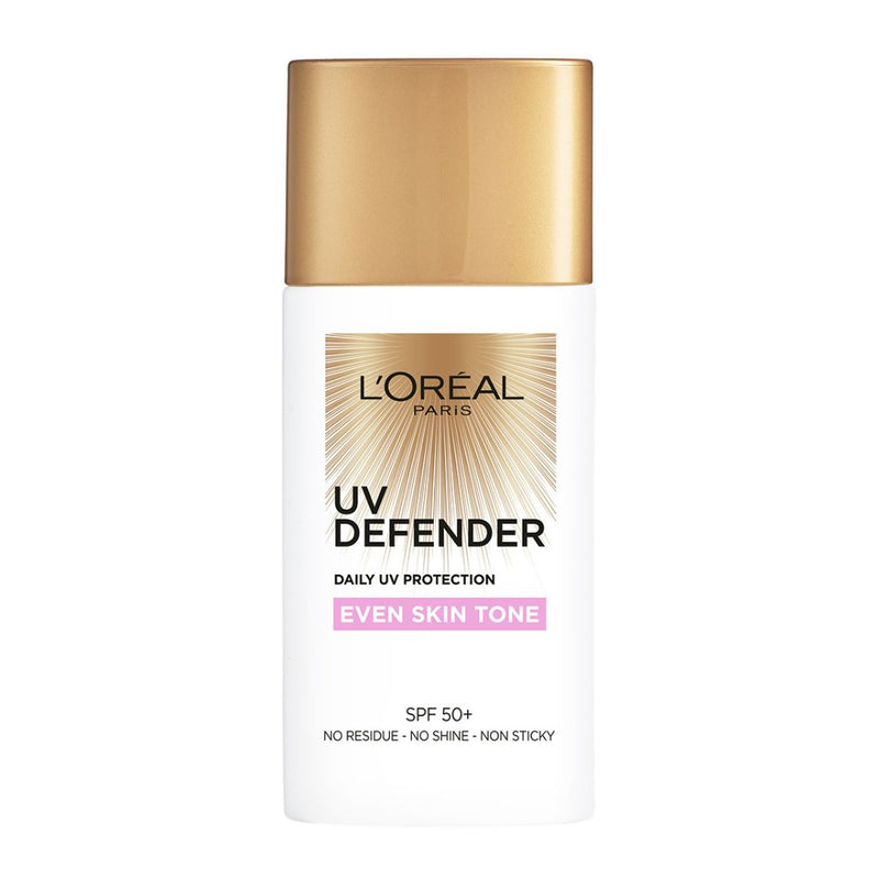 Loreal Uv Defender Daily Uv Protection Skincare Spf 50+ Even Skin Tone