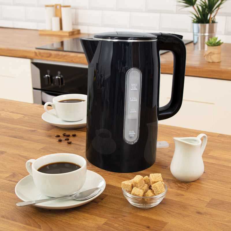 Quest Jug Kettle  1.5 Litre Fast Boil - Black