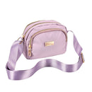Nylon Crossbody Bag- Mauve