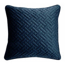 Velvet Quilted Cushion 45 x 45cm - Royal Blue