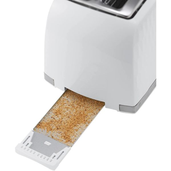 Russell Hobbs Honeycomb 2 Slice Toaster - White