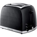 Russell Hobbs Honeycomb 2 Slice Toaster - Black