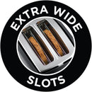 Russell Hobbs Honeycomb 2 Slice Toaster - Black