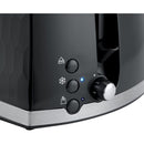 Russell Hobbs Honeycomb 2 Slice Toaster - Black