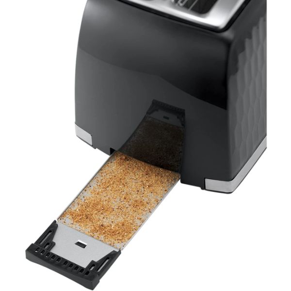 Russell Hobbs Honeycomb 2 Slice Toaster - Black