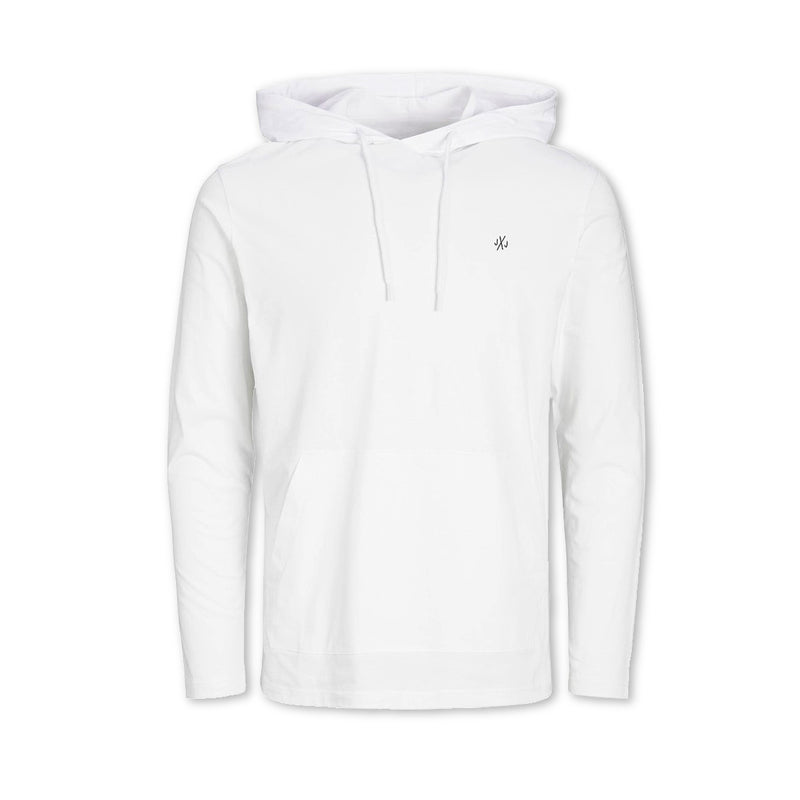 Jack & Jones Long Sleeve Hooded T Shirt - White