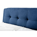Fullerton King Bed With 4 Drawers 150cm Blue