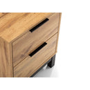 Bali Bedside Table 2 Drawer Oak