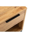 Bali Bedside Table 1 Drawer Oak