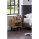 Bali Bedside Table 1 Drawer Oak