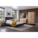 Bali Bedside Table 1 Drawer Oak