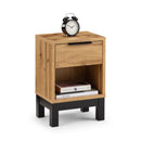 Bali Bedside Table 1 Drawer Oak